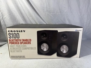 Crosley S100 Bluetooth Powered Speakers 2-Wege Regallautsprecher Phonostufe - Bild 1 von 6
