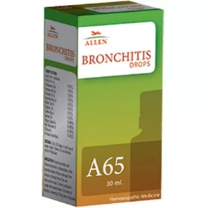 Allen A65 Bronchitis Drops Burning Throat,Sore Throat, Wheezing (30ml) - Picture 1 of 3