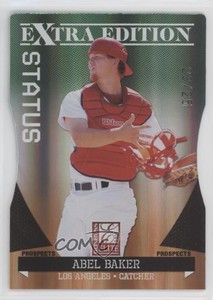 2011 Donruss Elite Extra Edition Prospects Emerald Status Die-Cut /25 Abel Baker