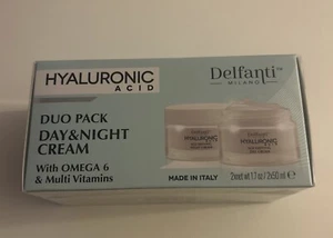 Delfanti Milano Acido Ialuronico Duo Pack Crema Giorno e Notte con Omega 6 e Vitamine - Foto 1 di 5