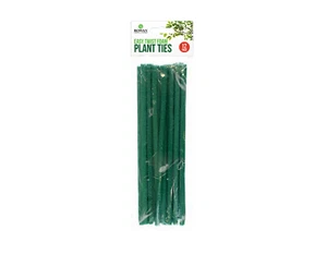 12pk Easy Twist Foam Plant Ties Soft Stalk Support Growth Gardening - Picture 1 of 5