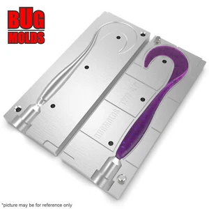 Bait DIY Fishing Mold Soft Plastic Baits Lure Plastisol Bass  SlimTail - Picture 1 of 3