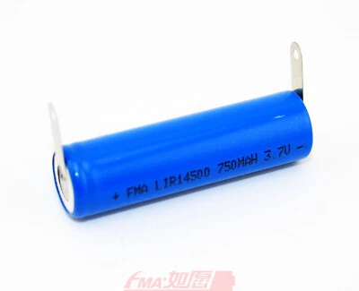 2pcs 3.7V 14500 750mAh 16650 2-2.5Ah 18500 2040mAh Li-ion Rechargeable Battery - Image 1 of 4