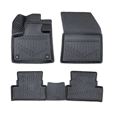 J&J AUTOMOTIVE Gummimatten 3D Gummifußmatten Für Opel Crossland X Ab 2017 TPE 3D