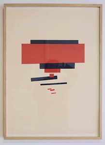 Ilja Grigorjewitsch Tschaschnik, "Suprematismus", Siebdruck, sign, MUSEAL! - Bild 1 von 5