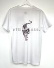 Gym Royale® - markowa koszulka Tiger Back - biała/czarna