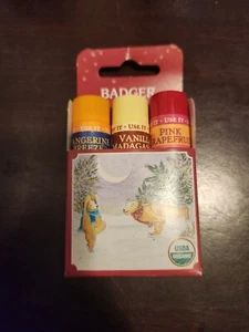 NIB Badger Company Lip Balm Gift Set Sampler Pack - Picture 1 of 2