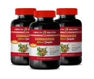  Cápsulas raíz ashwagandha - EXTRACTO RAÍZ ASHWAGANDHA 770mg - combate el estrés 3B - Imagen 1 de 8