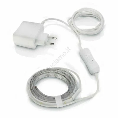 STRISCIA LED SMD interruttore 3 METRI STRIP BOBINA IP 20 calda con ALIMENTATORE  - Immagine 1 di 2