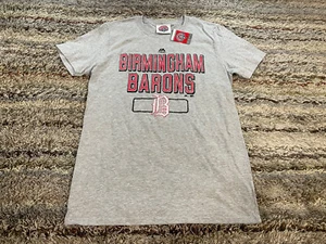 Minor League Baseball Birmingham Barons Majestic Gray T-Shirt Mens Medium - Picture 1 of 9
