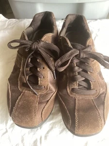 Perry Ellis mens lace up shoe leather size 7.5 - Picture 1 of 5