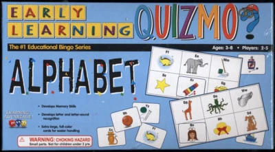 Learning Advantage QUIZMO Early Learning ALPHABET educational BINGO game *SEALED - Image 1 of 2