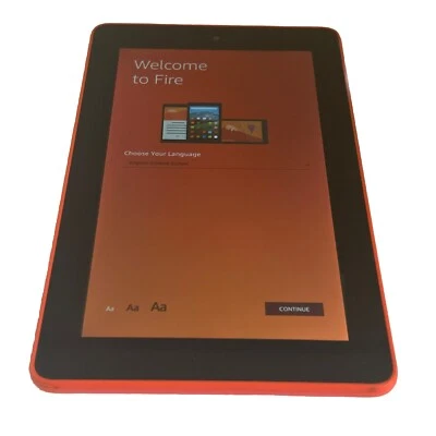 Amazon Fire 7 5th Gen SV98LN 7" 8GB Wi-Fi Tablet Red DK424 - Image 1 of 4