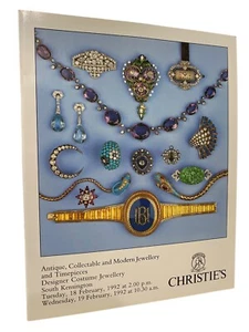 Christies Antique,Collectable,Modern Jewellery ,Timepieces Auction Catalog 1992 - Picture 1 of 5