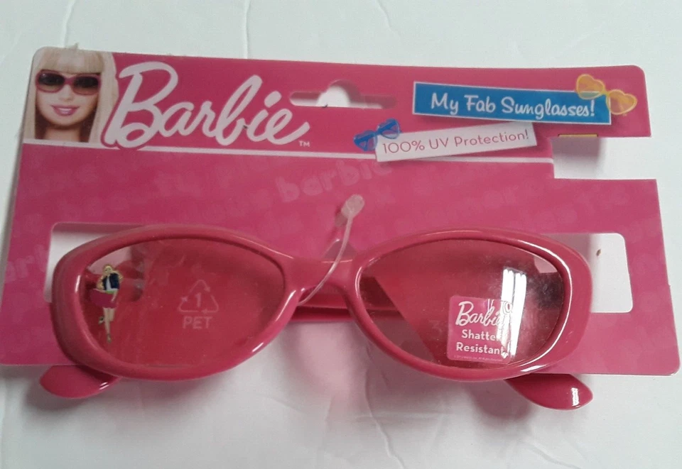 Nuevas gafas de sol Mattel Barbie rosa intenso. Protección UV 100% Foto 1 de 2