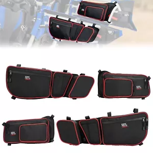 UTV Front & Rear Side Storage Door Bags For Can Am Maverick X3 Max RR 2017-2025 - Picture 1 of 22