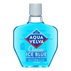 Aqua Velva Classic ICE BLUE RAFFREDDAMENTO DOPOBARBA FIRME E TONI America's Original - Foto 1 di 3