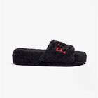 Polo Ralph Lauren Robin Platform Ladies Slide Slippers Comfort Breathable Black