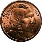1 oz Copper Round - Buffalo Nickel / Native American- Minted in the U.S.A.