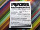 vtg punk Hardcore flyer - 1998 Indecision Dillinger Escape Plan mailer PL1