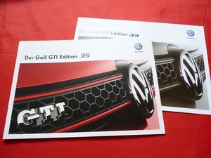Folleto folleto VW Golf VI GTI "Edition 35" + lista de precios lista de precios de 2012 - Imagen 1 de 3