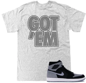 Camiseta GOT EM Flyknit a juego con Air Js RETRO 1 Flyknit zapatos de sombra - Imagen 1 de 3