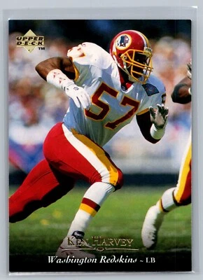 1995 Upper Deck Card # 147 Ken Harvey - Washington Redskins - Image 1 of 2