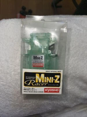 New Very Rare Kyosho MINI-Z Racer PARTS CLEAR GREEN Skelton Chassis SETfor MR-02 - Image 1 of 4