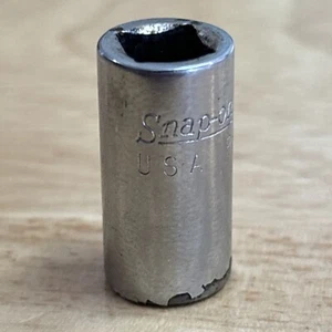 Snap On 5/16" Shallow Socket 1/4" Drive 12 Point TMD10 Vintage USA READ! - Picture 1 of 6