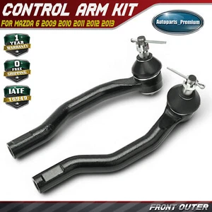 2Pcs Front Driver & Passenger Outer Steering Tie Rod End for Mazda 6 2009-2013 - Picture 1 of 10