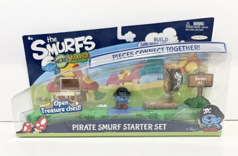 The Smurfs Micro Village Pirate Smurf Starter Set Cover