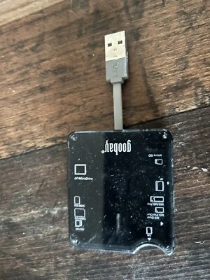 Micro SD SDHC SDXC Kartenlesegerät USB 2.0 Cardreader für PC Computer Laptop - Bild 1 von 3