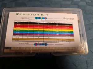 1/2W Metallfilm Widerstand Sortiment Kit 740 Teile, 25 Werte 1 Ohm-1M Ohm - Bild 1 von 1