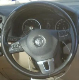 2013 Volkswagen Tiguan LH Driver Steering Wheel Airbag OEM - Image 1 of 3