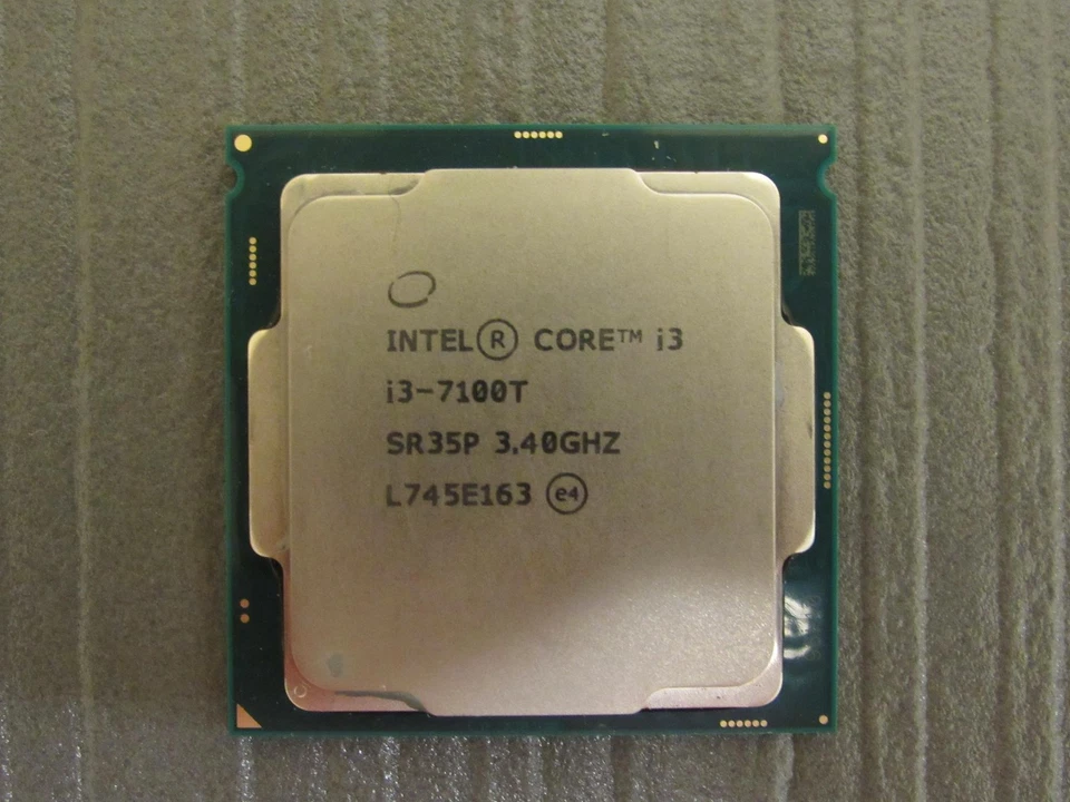Intel SR35P Core i3-7100T 3.40GHz 3M Socket 1151 Dual-Core CPU Processor - Image 1 of 1