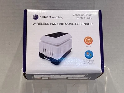 Sensor inalámbrico de calidad del aire de partículas para clima ambiental al aire libre pm25 ¡NUEVO! Foto 1 de 4