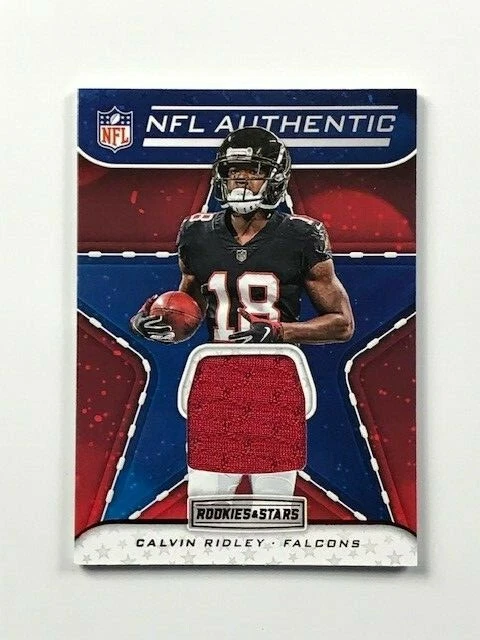 Calvin Ridley 2019 Panini Rookies & Stars NFL Authentic #NA-CR Red RC Alabama - Image 1 of 2