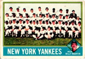 1976 Topps - Yankees Team Checklist Billy Martin #17 - Picture 1 of 2