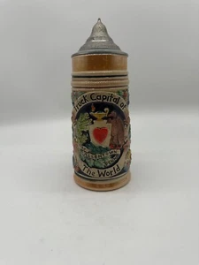 Camión de piedra de cerveza con tapas Gerz vintage capital del mundo Allentown PA con alemán - Imagen 1 de 9