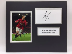 SELTENE signierte Fotoausstellung Adnan Janujaz Manchester United + COA AUTOGRAMM - Bild 1 von 3