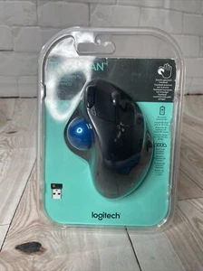 Logitech Trackman M570 Wireless Trackball Mouse with USB Unifying Receiver - Picture 1 of 8