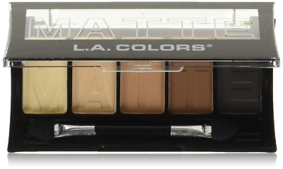 L.A. COLORS 5 Color Matte Eyeshadow Palette, Brown Tweed CEM472 - Image 1 of 4