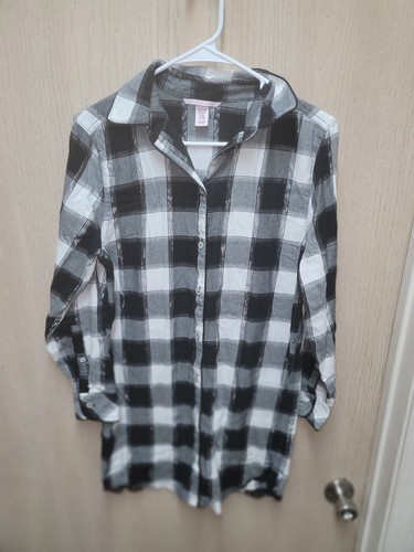 UNDERCOVER Abito da notte Victoria's Secret firmato glitter a quadri con bottoni taglia XSMALL