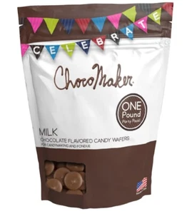 ChocoMaker Leche Chocolate Oblea Fondue Sumersión Rocia Sumersión Caramelo Pop 1 lb 1 paquete - Imagen 1 de 1