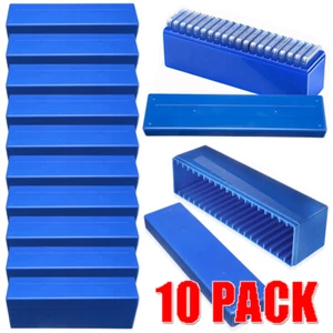 10 Pcs Storage Box Plastic Case for 20 Certified PCGS NGC Slabs Coin Holders - Picture 1 of 17