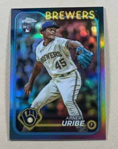 Abner Uribe - 2024 Topps Cromo - Novato #276 - Refractor - Cerveceros - Imagen 1 de 2