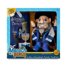 Mensch On A Bench 12" Plush Doll With Hardcover Book Hanukkah Jewish Holiday