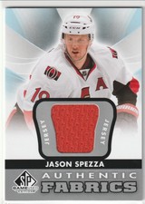  2012-13 UD SP Game Used Authentic Fabrics #AFJS Jason Spezza D Ottawa Senators