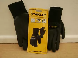 stanley sy610l winter micro foam gripper work gloves large - Picture 1 of 1