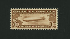 USA Scott # C14 VF OG LH Graf Zeppelin $1.30 BOB Air Mail US Stamp Cat $375